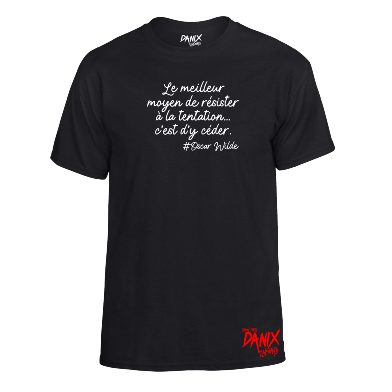 Tshirt Le meilleur moyen de résister à la tentation ...